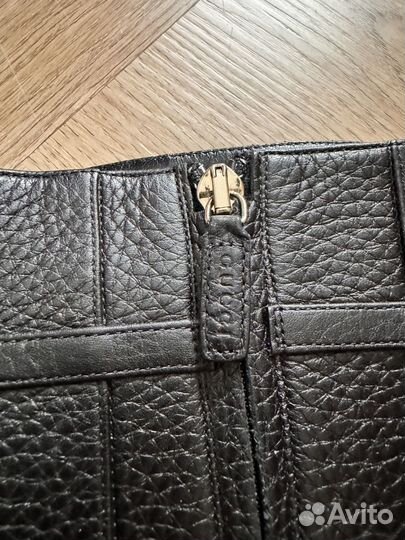 Кожаные сапоги Gucci 40 размера оригинал