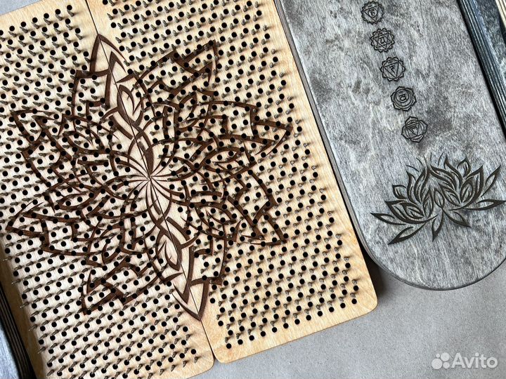 Садху доска с нержавеющими гвоздями легкая