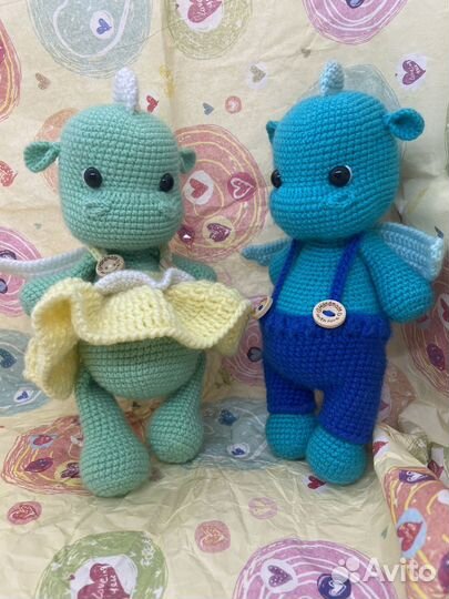 Вязаные игрушки ручной работы