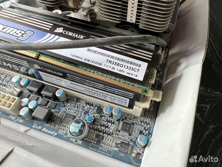 I7-980 с материнкой gigabyte ga-x58a-ud5, 18gb ram
