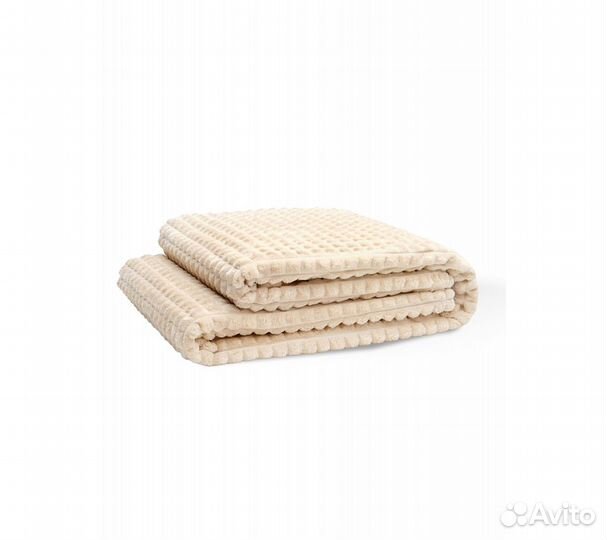 Плед GoodNight Велсофт Velvet 180х200, бежевый