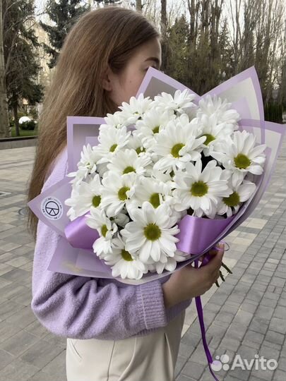 Букет цветов/Цветы с доставкой/Ромашки