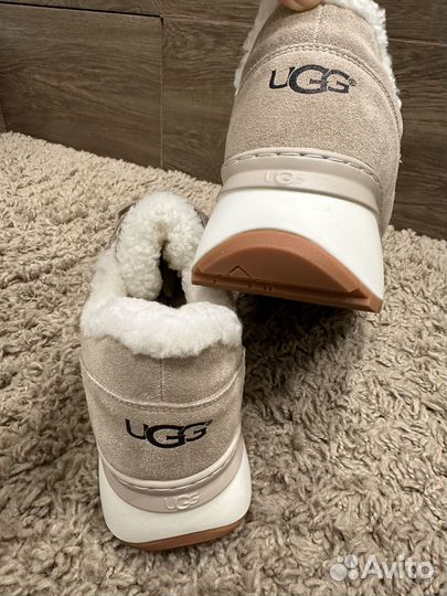 Зимние кеды UGG замшевые