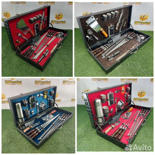 Набор шампуров подарочный