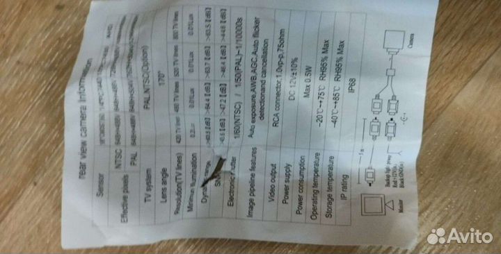 Камера переднего виде Рено