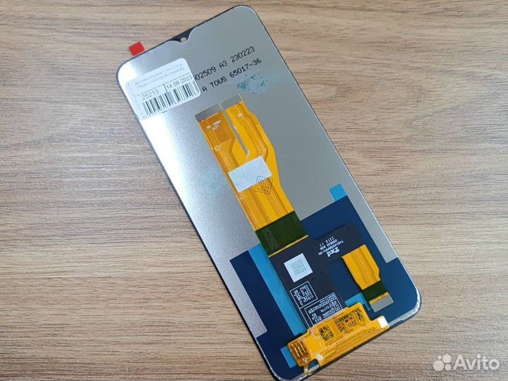 Дисплей Realme C30, C33 в сборе с сенсором черный