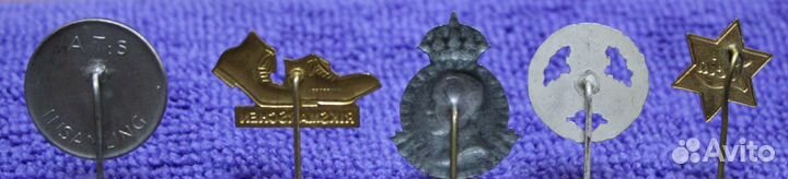 Значки Швеция 1940 гг. 5 штук одним лотом