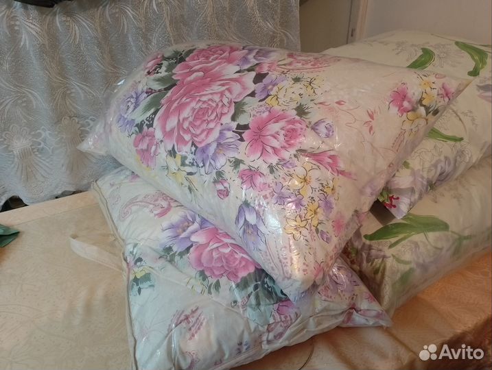 Подушка гусиный пух -перо 70/70, 60/60, 50/70