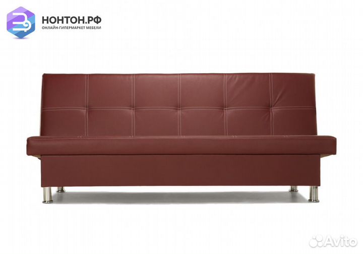 Диван клик-кляк Бомонд бордовый