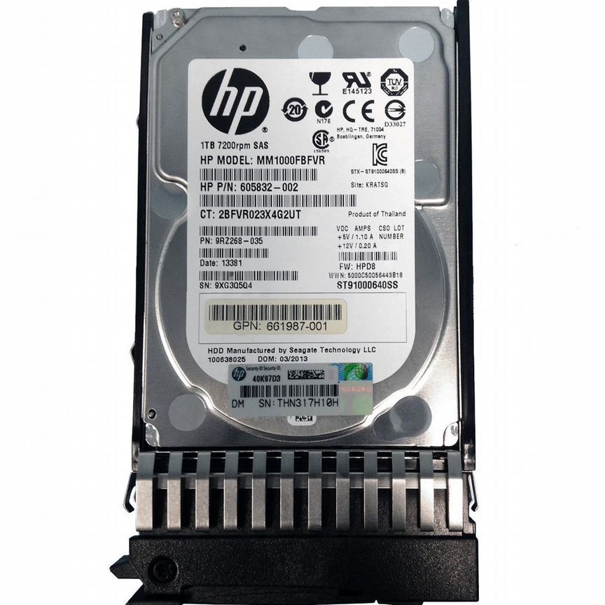 [660678-001] Жесткий Диск Hp Eva Qk764a 1tb Sas 2,5 660678-001