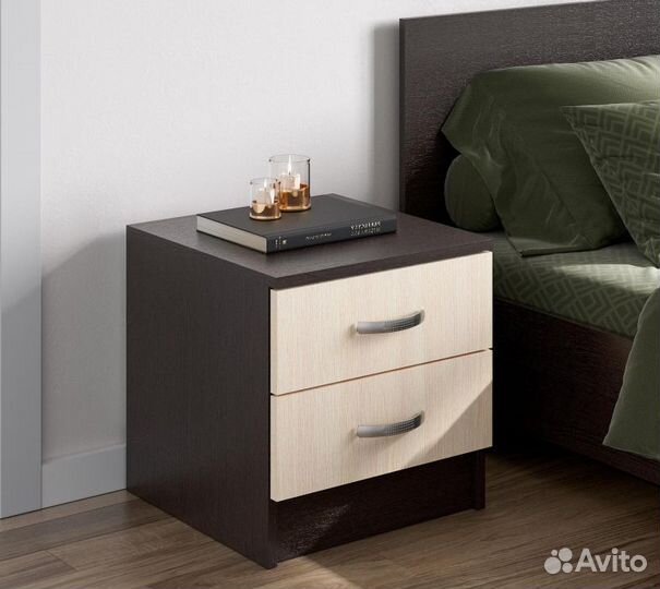 Тумба прикроватная Ронда венге/дуб быстрая доставк