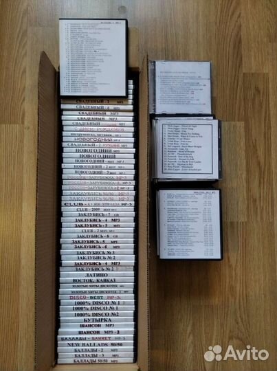CD, MP-3 диски, на болванках