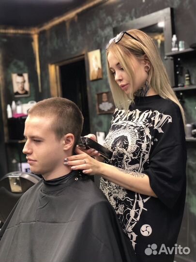 Мужская стрижка барбер