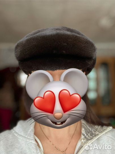 Шапка кепка мужская стриженная норка