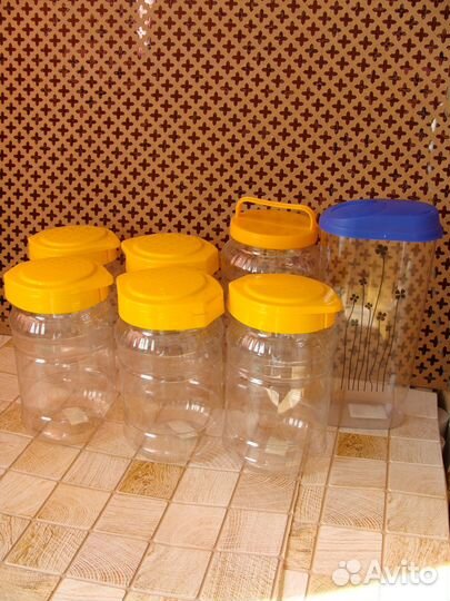 Банки для сыпучих продуктов новые