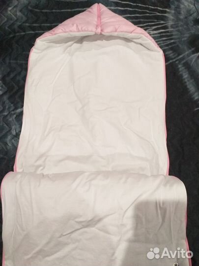 Конверт утеплённый+слип с шапочкой