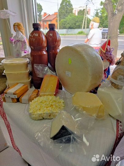 Молоко коровье козье сливки творог айран кумыс