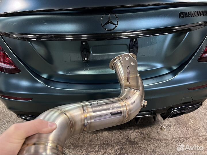 Даунпайп Е200 E250 E300 W213