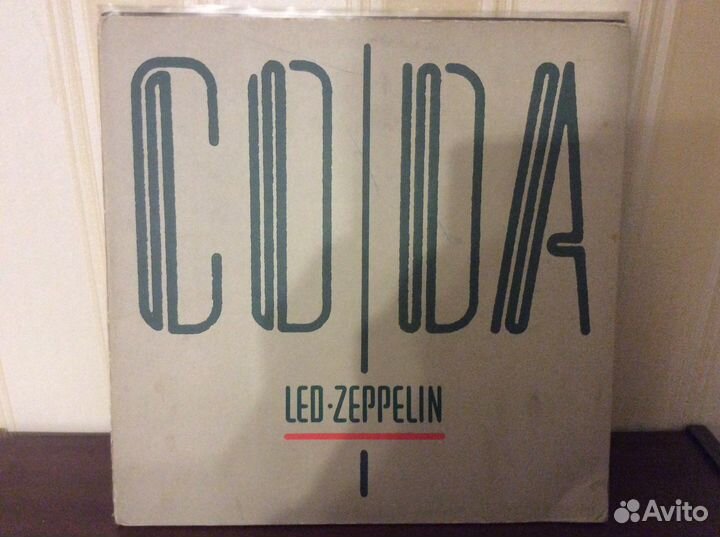 Винил Led Zeppelin - Coda 82 UK/Europa