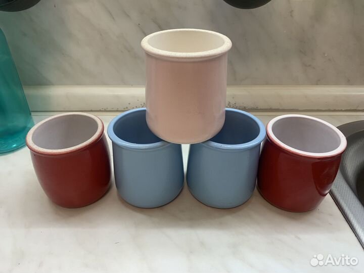 Горшочки глиняные