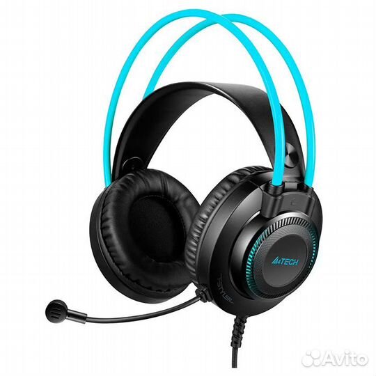 Наушники с микрофоном A4Tech Fstyler FH200U серые