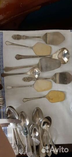 Мельхиоровые столовые наборы