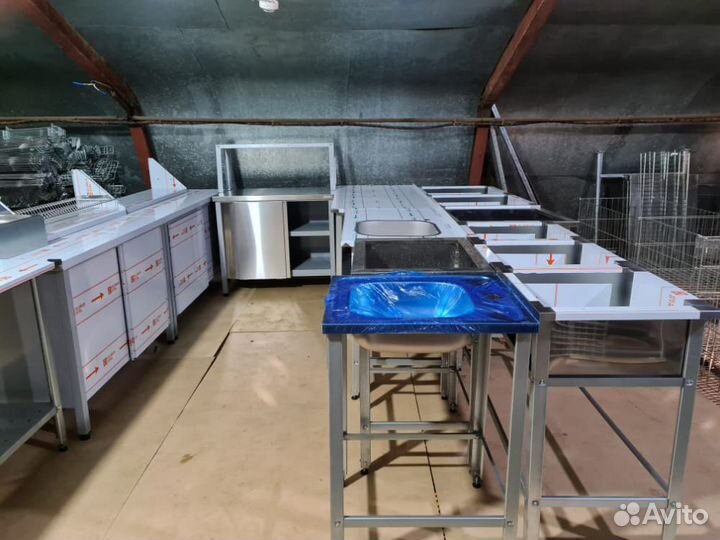 Стол производственный (купе) спкк-1500-1000