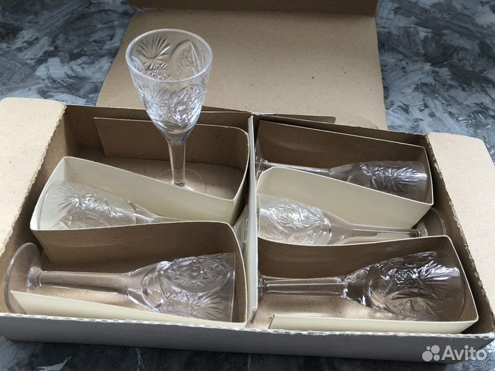 Рюмки-хрусталь СССР