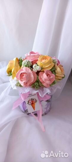 Букет из зефира