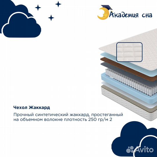 Матрас Академия сна SON-ON Base Flat 80x200