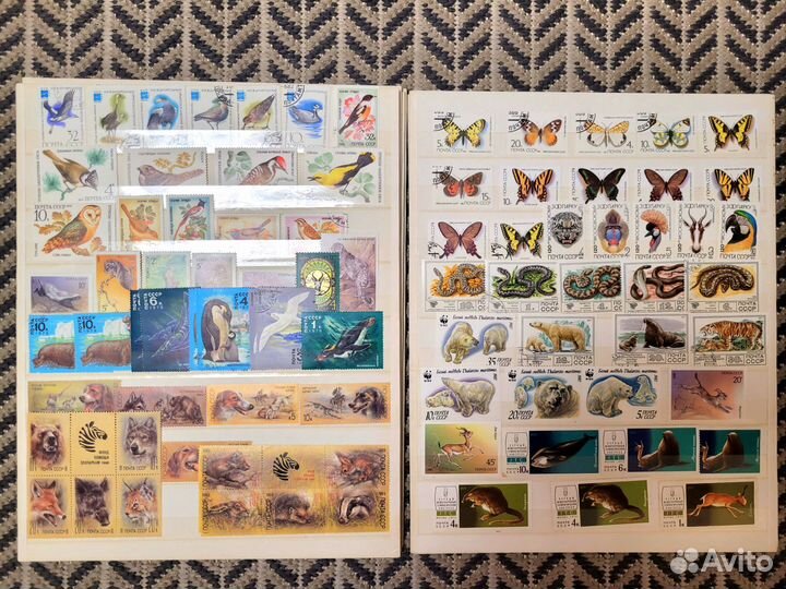 Коллекция советских марок различной тематики