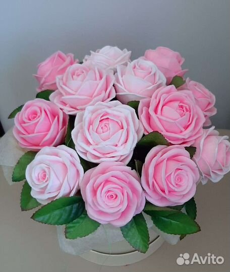 Букет цветов из мыла