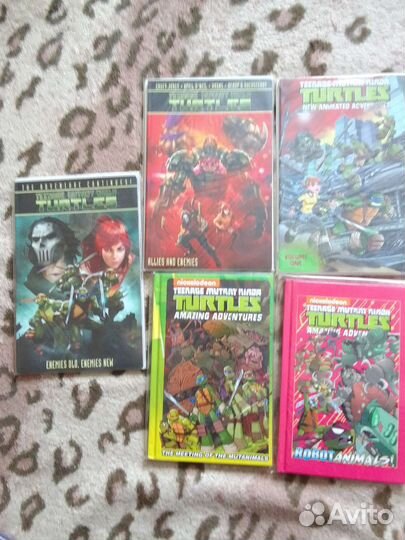 Комиксы черепашки ниндзя на английском