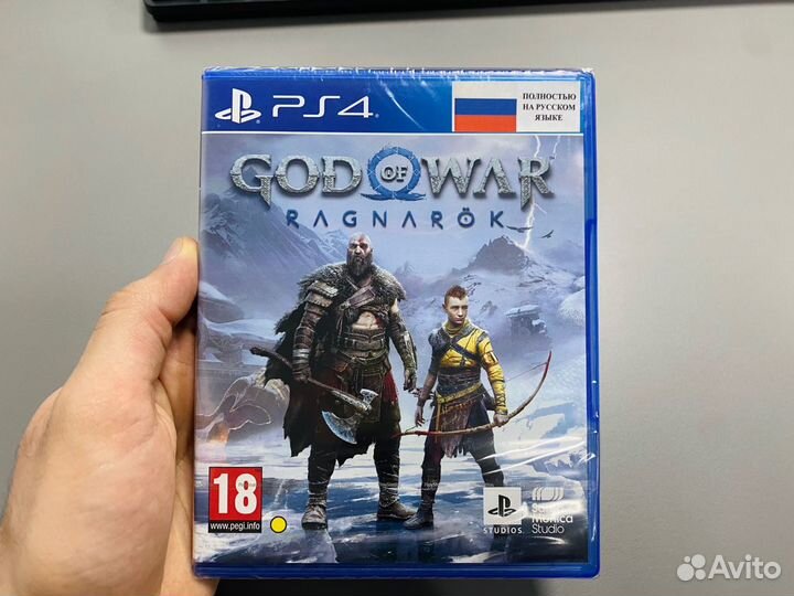 Диск God Of War Ragnarok PS4/PS5 (новый, в пленке)