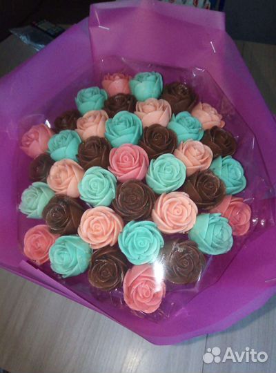 Букет из шоколадных роз