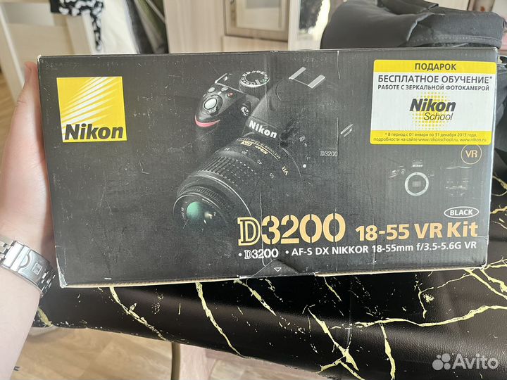 Зеркальный фотоаппарат Nikon D3200 18-55 VR Kit