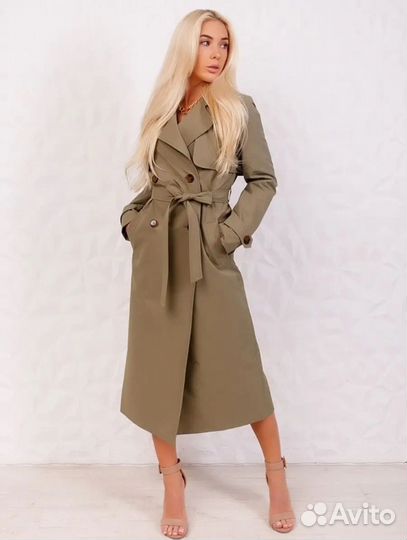 Тренчкот milania style новый 48 размер