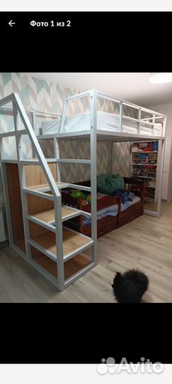 Кровать чердаком