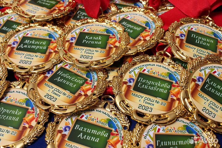 Значки и медали в школы и детские сады спортивные