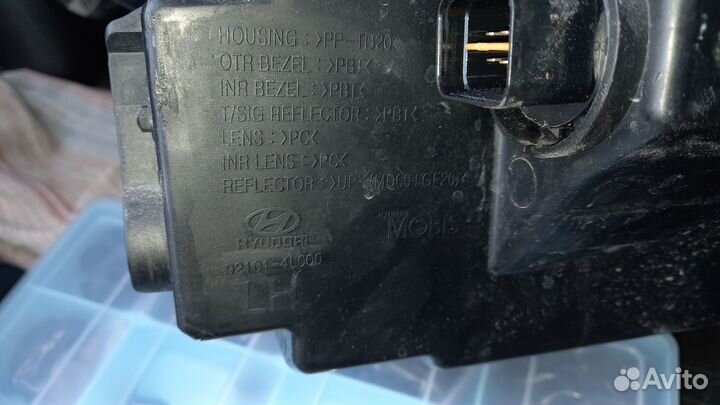 Фара оригинальная левая хендай солярис 2012 года