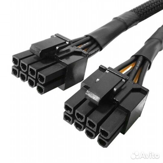 Разветвитель с 8pin (pcie) на 2*6+2pin (pcie)