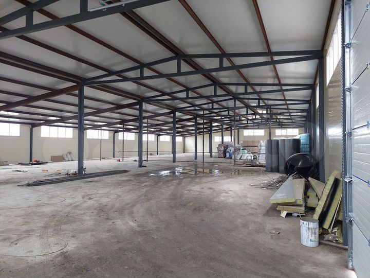 Теплый склад, производство от 650 м² до 1300 м²