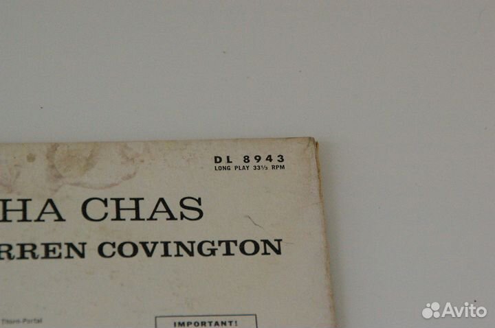 Пластинка Tommy Dorsey jazz 1959 USA original