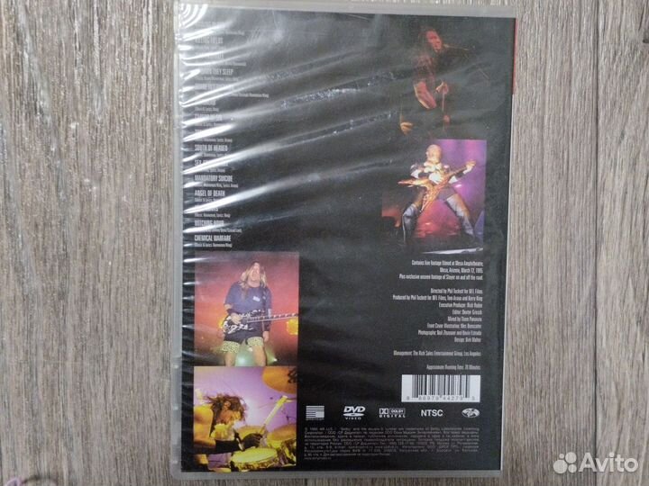 Dvd диск Slayer live intrusion