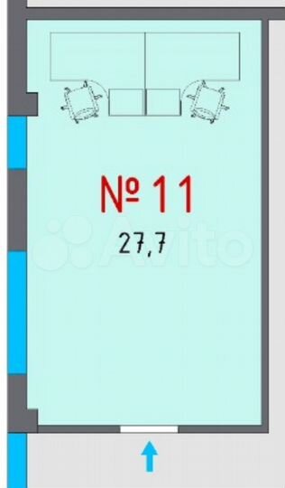 Свободного назначения, 27.7 м²