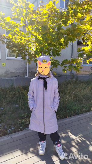 Пальто демисезонное для девочки 128