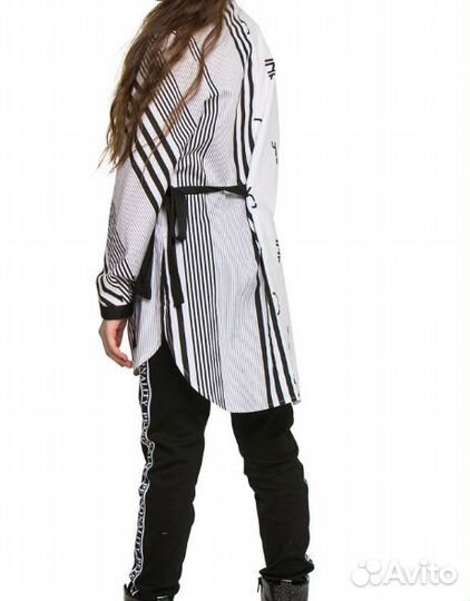 Школьная блузка-туника Карамелли 146 хлопок