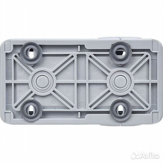 Legrand Plexo Серый Монтажная коробка 2-ая для наружного монтажа,горизонтальная,IP55