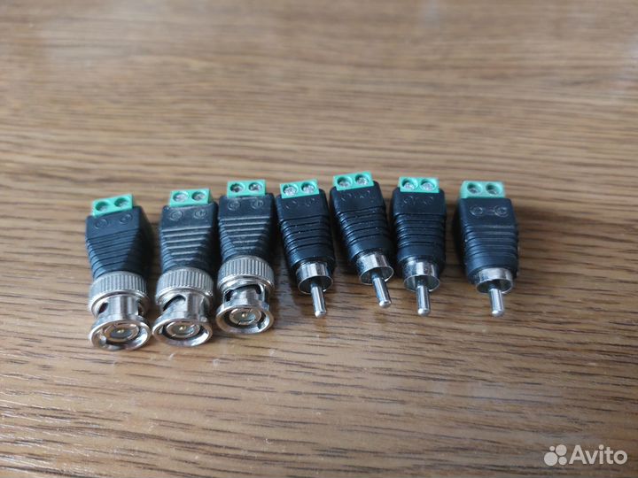 Коннекторы для камер видеонаблюдения