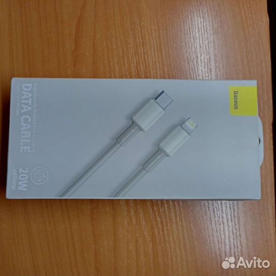 Кабель Baseus Usb type C - Lightning, 2.4А iPhone